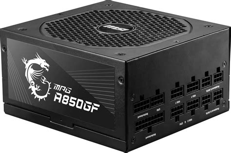 Msi Mpg Series A850gf Power Supply Psu 850 Watt Full Modular 80