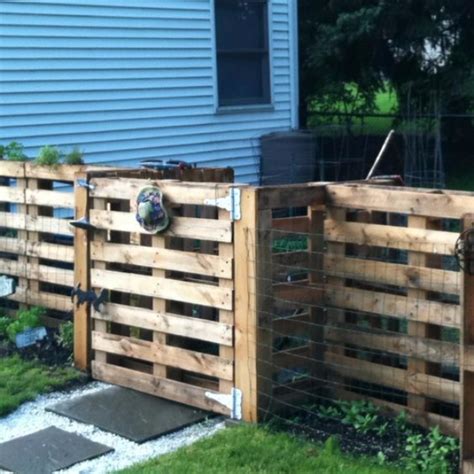 Diy Pallet Fence Ideas Diy Pallets Fence To Secure The Garden Pallet