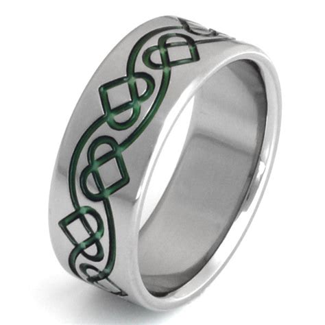 Titanium Celtic Ring Ck28 Titanium Rings Studio