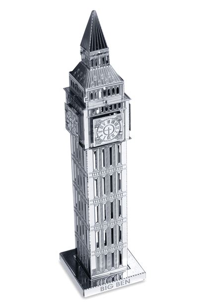 Fascinations Metal Earth Big Ben Tower 3d Model Kit