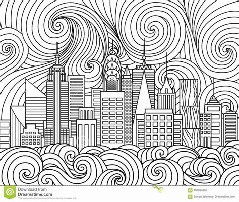 New coloring pages let you color new york state. √ 27 New York Coloring Books in 2020 | Line art design ...