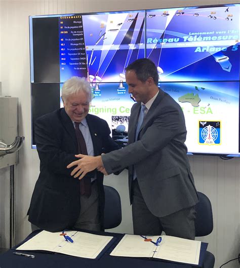 Esa President Of The Brazilian Space Agency Jose Coelho And Esa