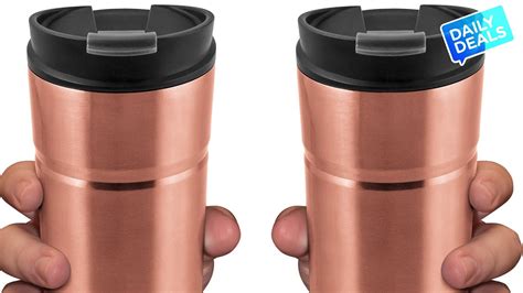Leak Proof Travel Mug For Hot Coffee Drinks Iced Coffee The Deal Guy