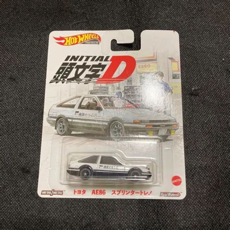 HOT WHEELS INITIAL D METAL AE86 Toyota Sprinter Trueno Collection NEW