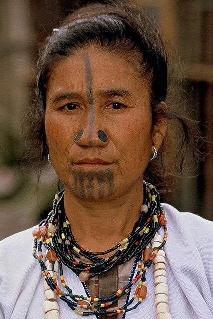 India Arunachal Pradesh Apatani Woman Arunachal Pradesh North