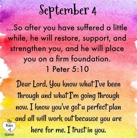 September 4 Daily Christian Prayers Christian Affirmations Good
