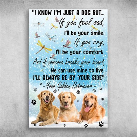 Ill Always Be By Your Side Your Golden Retriever Fridaystuff