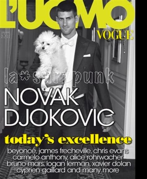 Lasurfpunk Hollywood Novak Djokovic Luomo Vogue
