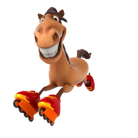 Clydesdale Horse Cartoon Animation Funny Png Download 10001000
