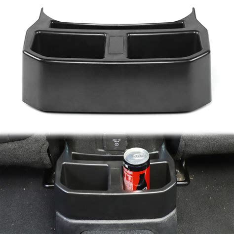 Buy Jecar For Jeep Jl Rear Cup Holders Cap Rear Console Mounted Drink