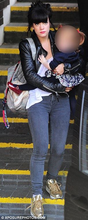 lily allen reunited with daughter ethel after whirlwind week daily mail online