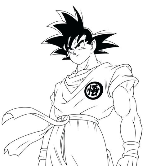 Most of kids liked it and i think that your kids will like too. The Kindly Goku Coloring Pages