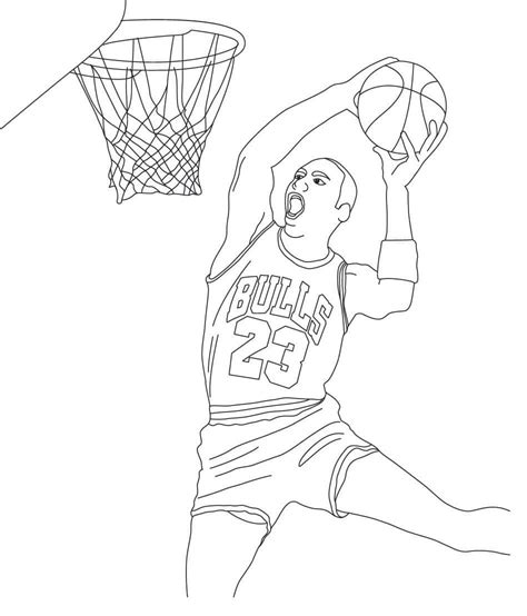 Desenho Do Michael Jordan
