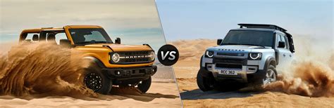 2021 Ford Bronco Vs 2020 Land Rover Defender