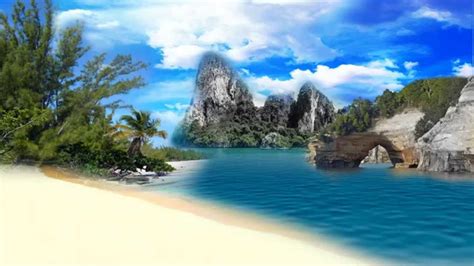 Free Hd Natural Beach Relaxing Sea Video Background