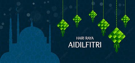 Hari Raya Aidilfitri Premium Look Background Background Islamic