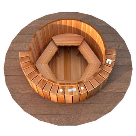 Northern Lights Classic Wooden Hot Tub 6 Person Ht6r Firehouse