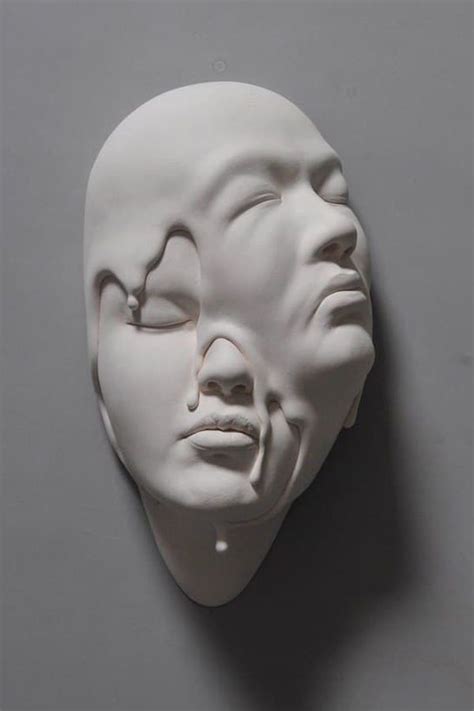 Surreal Sculptures Of Contorted Clay Faces Reinterpret Reality Face