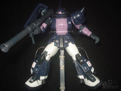 Mg 1100 High Mobility Type Zaku Ii Black Tri Stars Custom