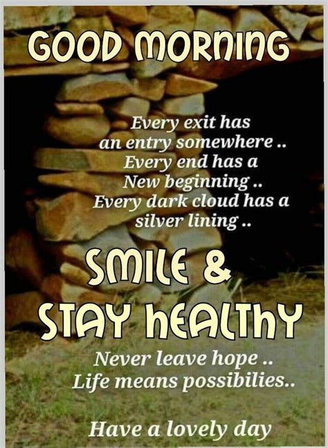 Good Morning Stay Safe And Healthy Morning Kindness Quotes