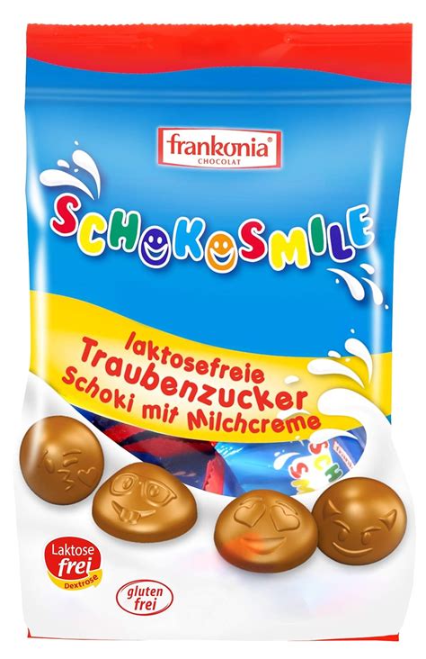 Schokosmile Frankonia Laktosefreie Traubenzucker Schoki Mit Milchcreme