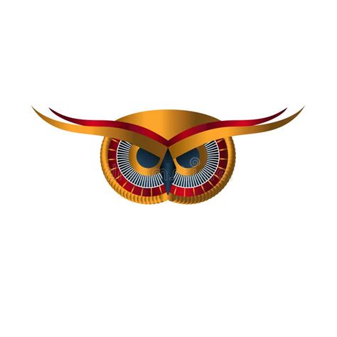 Luxury Golden Owl Stock Vector Illustration Of Simple 92358661