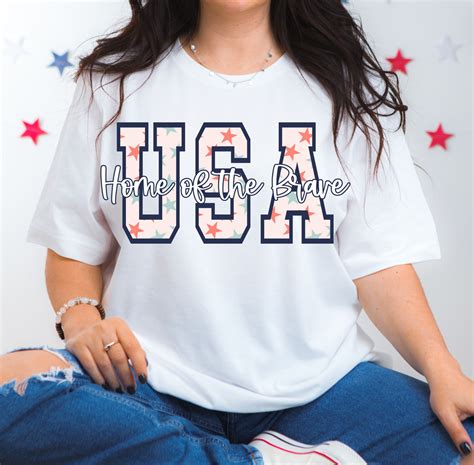 Usa Varsity Home Of The Brave Oversizedregular Size Anything You Can