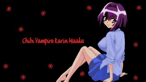 Chibi Vampire Karin Maaka Wall By Gamera On Deviantart