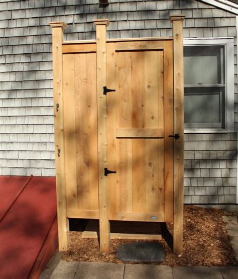 Installs Ideas For Outdoor Showers Cape Cod Outdoor Shower Kits