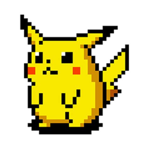 Pixel Art Pikachu Pikachu Pillow Teepublic