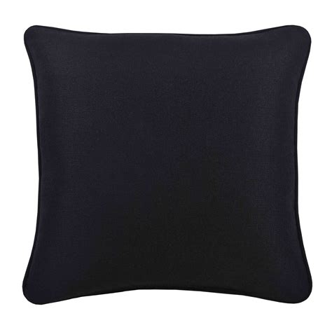 Five Queens Court Stefania Black Square Decorative Throw Pillow 18 X 18 Latest Bedding