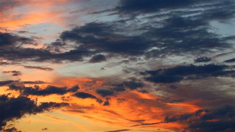 Sky Cloud Sunset Evening 4k Hd Wallpaper