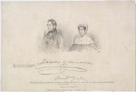 James Greenacre And Sarah Gale 1837 State Library Of Nsw