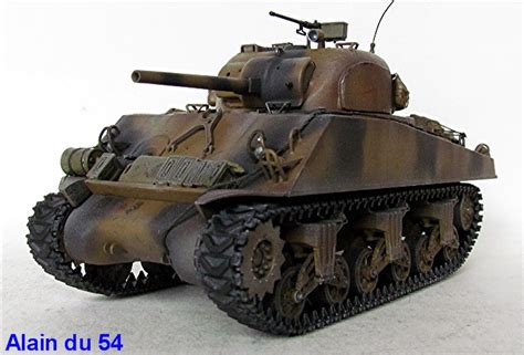 Sherman M4a3 75mm 135 Base Tamiya