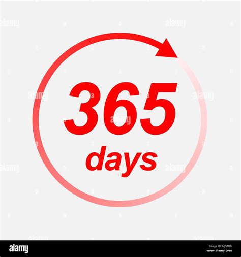 365 Days Icon Vector Illustration Stock Vector Image And Art Alamy