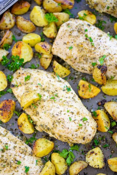 Sheet Pan Chicken And Potatoes Buns In My Oven