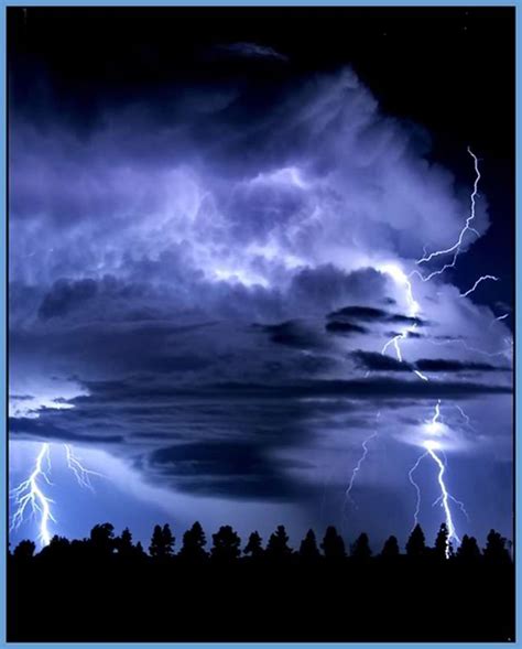 73 Thunderstorm Backgrounds Wallpapersafari