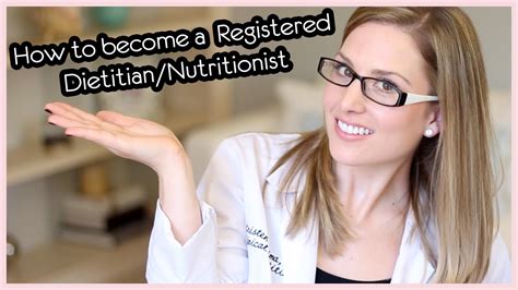 how to become a registered dietitian nutritionist youtube