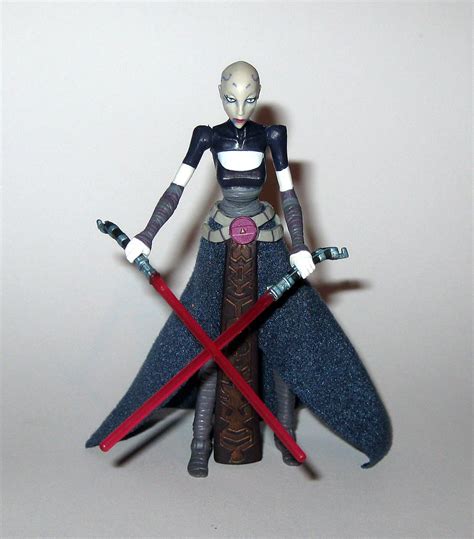 Asajj Ventress Cw15 Star Wars The Clone Wars Basic Action Figures Blue