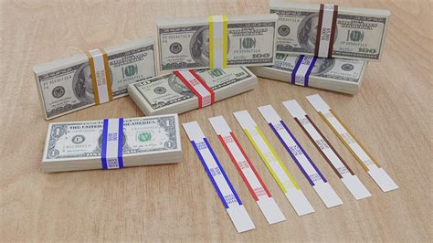 Buy Money Bands Currency Straps 600 Pieces Self Adhesive Color Coded