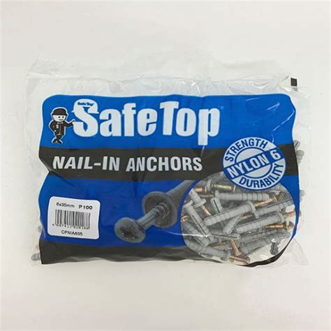Nail In Anchors 6 X 35mm P100 Safetop Timbercity Your Project