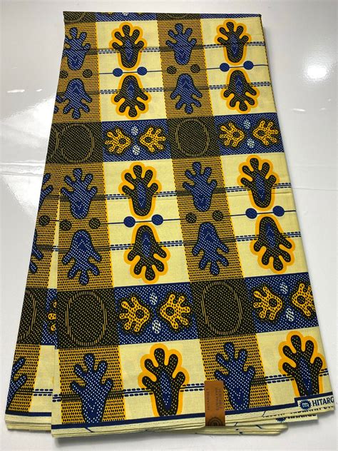 Exclusive African Ankara Wax Print Fabrics Sell By 6 Yards Etsy