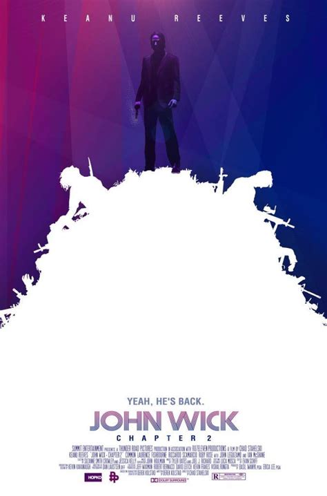 Poster From The Film John Wicks 2 Keanu Reeves John Wick Keanu Charles