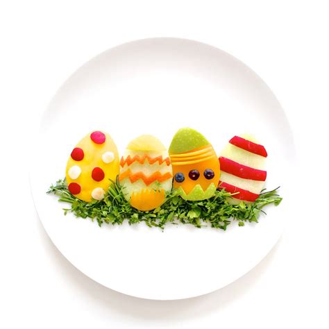 Whimsical food creations transform an ordinary dinner plate into
