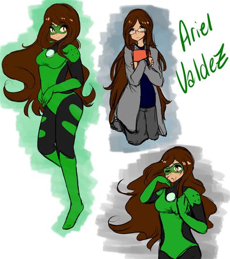 Green Lantern Oc Ariel Valdez Doodles By Silverknight27 On Deviantart