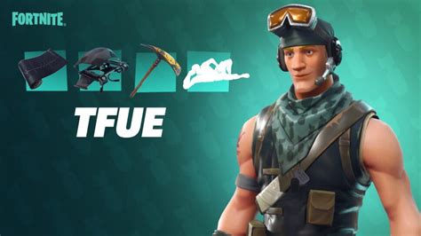 Tfue Finally Gets A Fortnite Locker Bundle Ft Recon Scout Skin