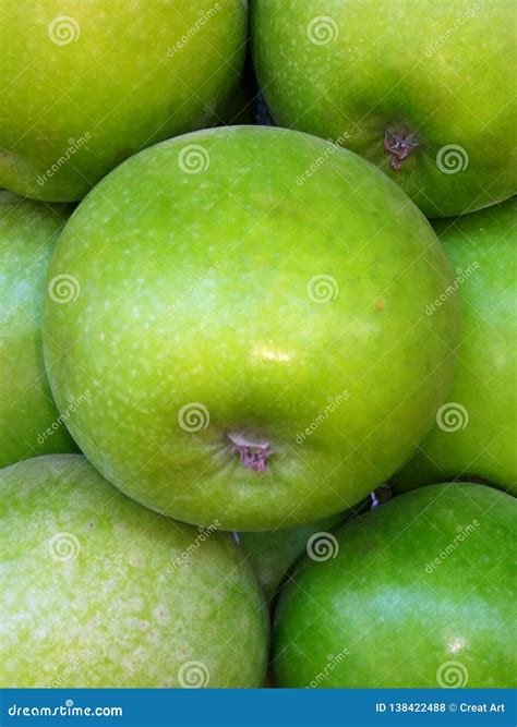 Green Appleapple Texture Backgroundapple Stock Image Stock Photo