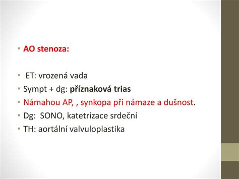 Plicní embolie a její diagnostika. PPT - Onemocnění chlopní PowerPoint Presentation, free ...