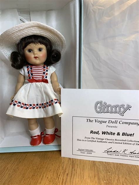 Vogue Ginny Doll Reproduction Red White And Blue Vogue Vogue Dolls Blue