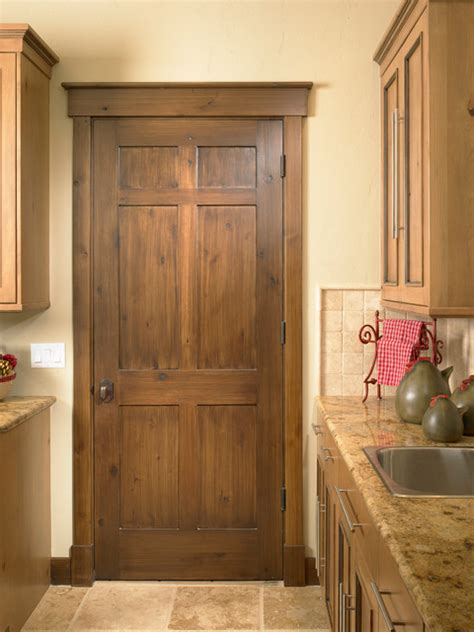 Rustic Craftsman Traditional Interior Doors Denver